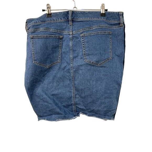 Torrid Mini Denim Skirt w/ Side Stripes Womens Plus Size 16 - Picture 4 of 6